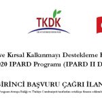 TKDK IPARDII Dönemi Birinci Başvuru Çağrı İlanına Çıktı