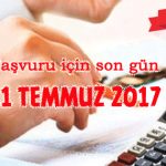 Yapılandırma Başvurusu İçin Son Gün 31 Temmuz