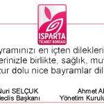 Kurban Bayramı Kutlama Mesajı