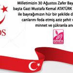 30 Ağustos Zafer Bayramı Kutlama Mesajı