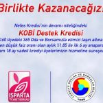 KOBİ Destek(Nefes) Kredisi Kullanımı Başladı