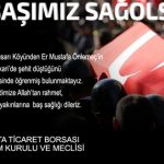 Başımız Sağolsun