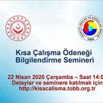 Kısa Çalışma Ödeneği Bilgilendirme Webinarı