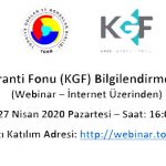 Kredi Garanti Fonu (KGF) Bilgilendirme Semineri