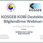 TOBB – KOSGEB KOBİ Destekleri Bilgilendirme Webinarı