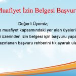 Çalışma Muafiyet İzin Belgesi Başvuru Adımları