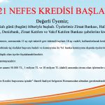 2021 Nefes Kredisi Başladı