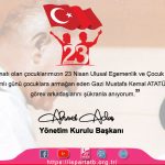 23 Nisan Ulusal Egemenlik ve Çocuk Bayramı