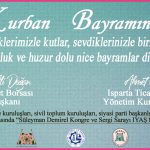 Kurban Bayramı Kutlama Mesajı