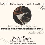 Çalışan Gazeteciler Günü