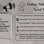 “Online Aidat Ödeme” SON GÜN 30.06.2024