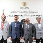 Isparta Esnaf ve Sanatkârlar Odaları Birliği Başkanlığına Ziyaret